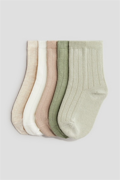 Носки с текстурной вязкой в упаковке из 5 штук 1075329008