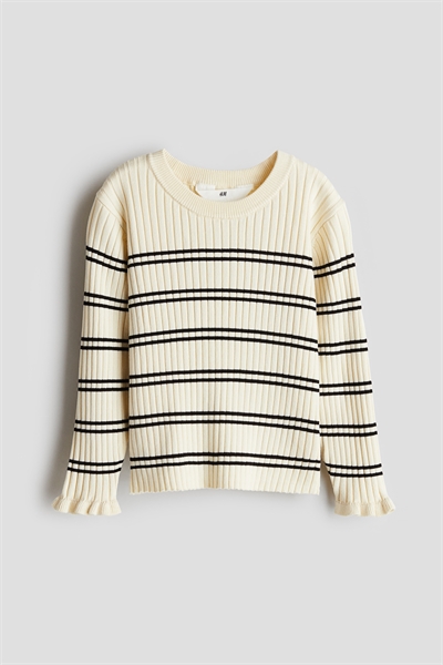 Джемпер из ребристого трикотажа 1196719023