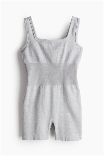 Бесшовный короткий комбинезон из ткани DryMove™ 1217100002