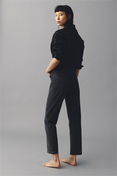 Джинсы Mom Slim Fit с высокой талией по щиколотку 0941666080