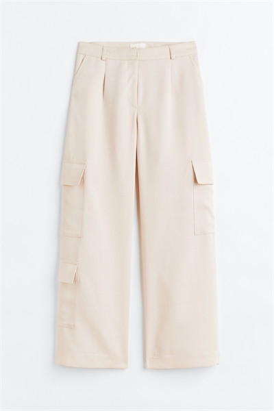 Брюки-милитари из саржи 1113018003