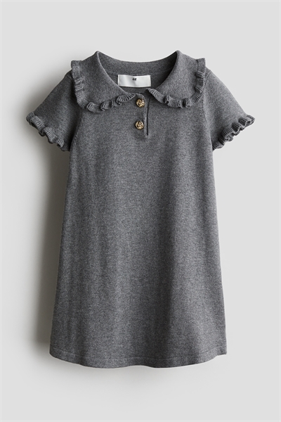 Платье из тонкого трикотажа с оборками 1247001001