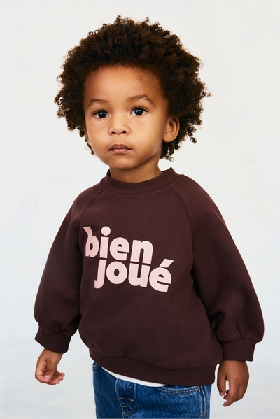 Толстовка из хлопка с вышивкой 1261107003