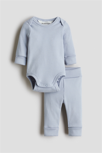 Комплект из 2 частей из хлопка пима 1284613003