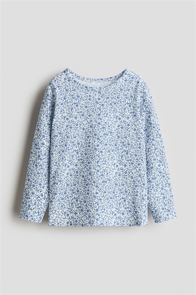 Топ из принтованного джерси 1303341017