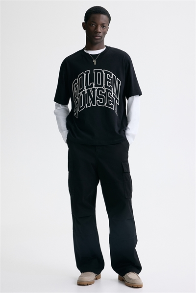 Футболка свободного кроя с принтом 1313924003