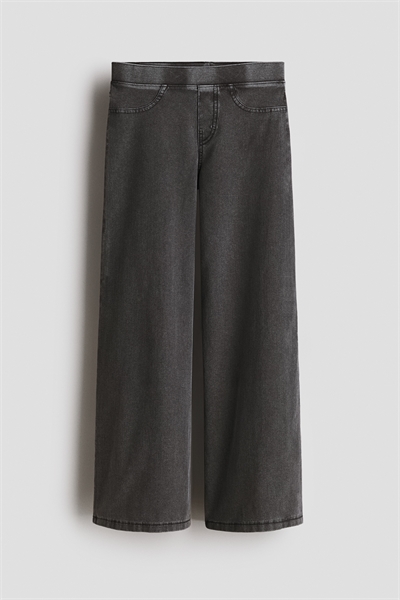 Широкие брюки из джинсовой ткани 1316082001