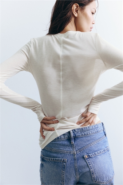 Топ из шерстяного бленда 1320302003