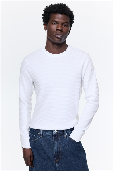 Топ из вафельного джерси Slim Fit 0795243002