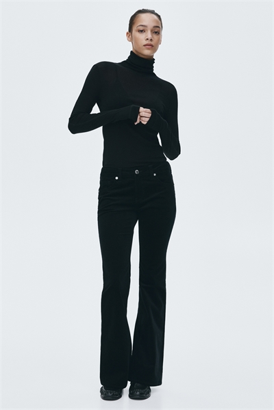 Расклешенные вельветовые брюки 1300402007