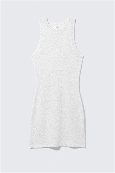 Трикотажное мини-платье с блестками 1296220001