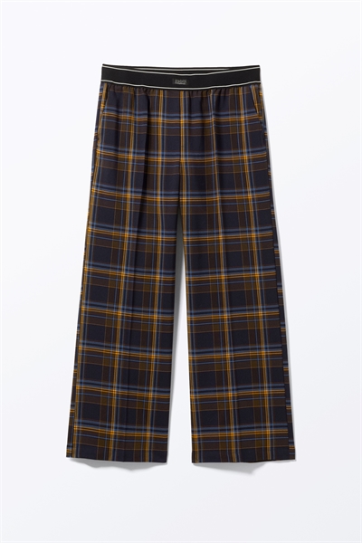 Свободные эластичные костюмные брюки 1264298003