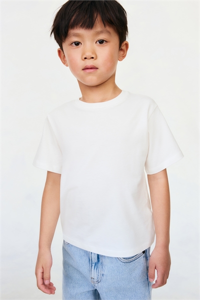 Свободная футболка из хлопка пима 1247176001