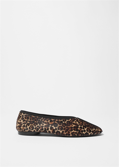 Туфли-балетки с миндалевидным носком 1249459001