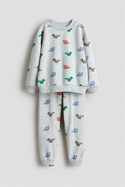 Комплект из 2 частей толстовки с принтом 1311046009