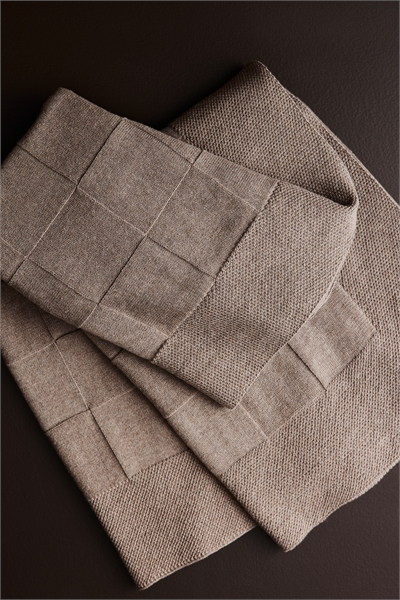 Вязаный хлопковый плед 1258004003