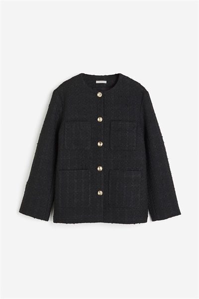 Пиджак с фактурной отделкой оверсайз 1202999002