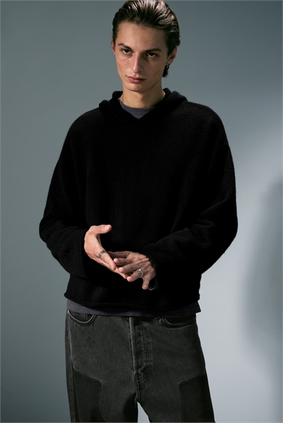 Толстовка расслабленной вязки 1314398001