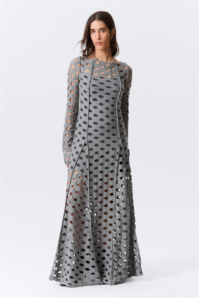 Платье макси с длинными рукавами в стиле б/у 1327787001