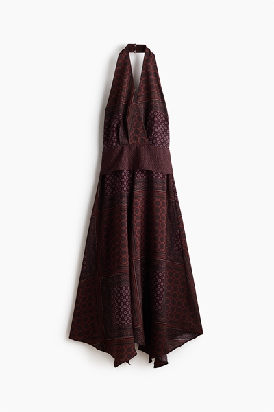 Длинное платье с халтернеком 1328303001