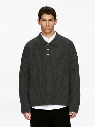 Джемпер-поло из шерсти 1301662002