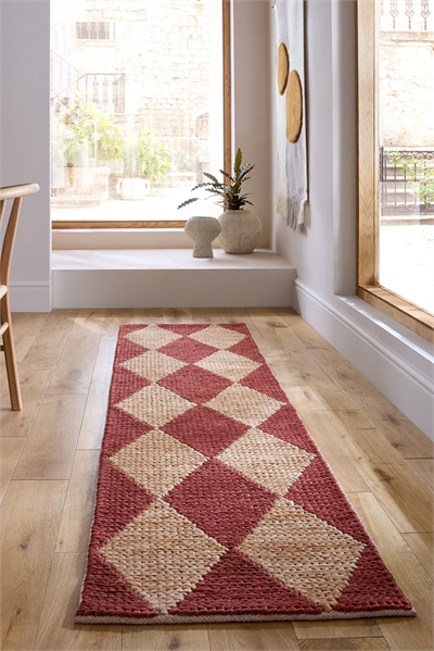 Напольная дорожка Effie Diamond Chunky Jute 1326664003