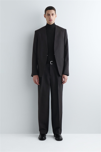 Плиссированные брюки из шерсти 1304258001