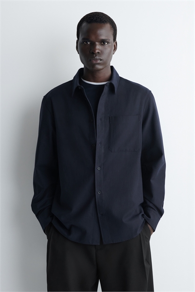 Рубашка из смеси хлопка Relaxed fit 1256067005