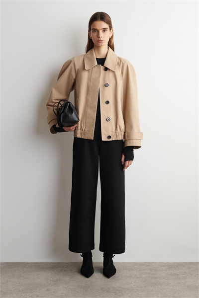 Джинсовые брюки с широкими штанинами 1313780002