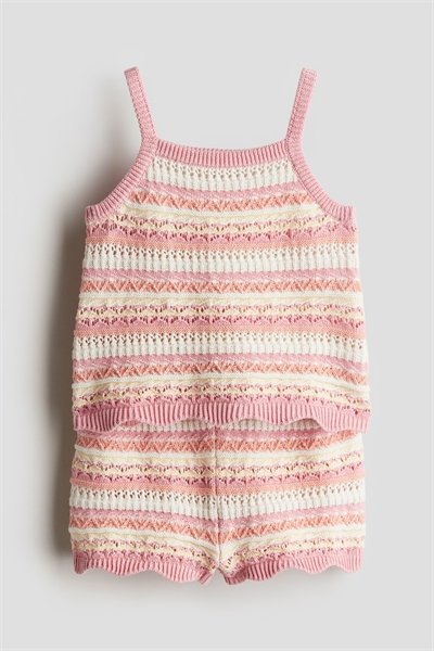 Комплект из 2 частей из хлопкового трикотажа 1205229001