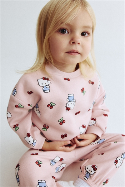 Комплект из 2 частей толстовки с принтом 1315800002