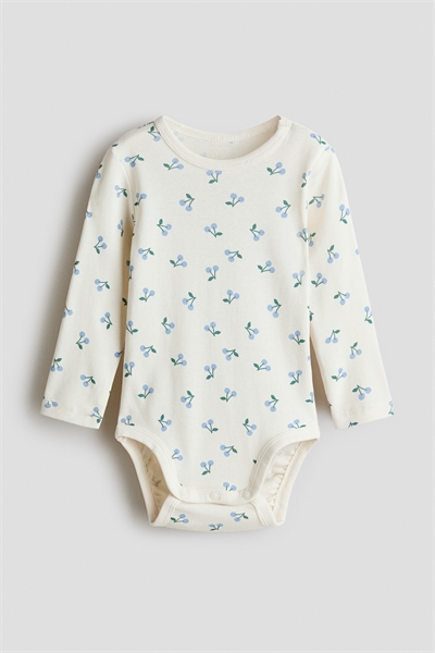 Боди из принтованного хлопка 1316345004