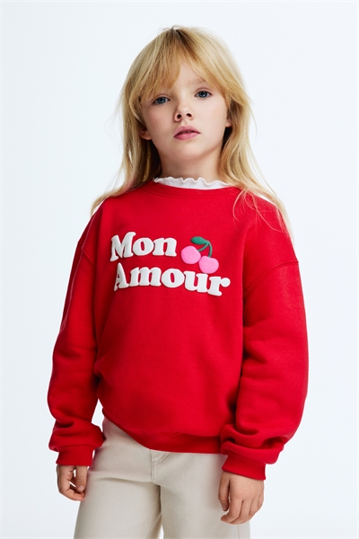 Толстовка с набивным рисунком и ворсом внутри 1322995007