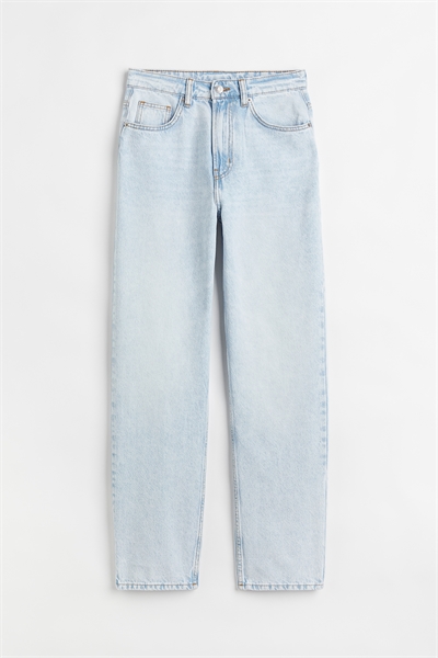 Прямые высокие джинсы 90-х 1066976001