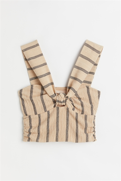 Махровый топ с узлом 1094713001