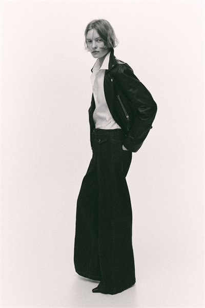 Широкие высокие джинсы 1314623001