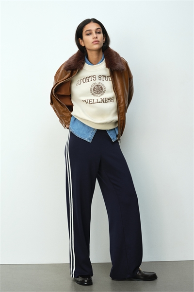 Брюки из ткани скуба 1320478001