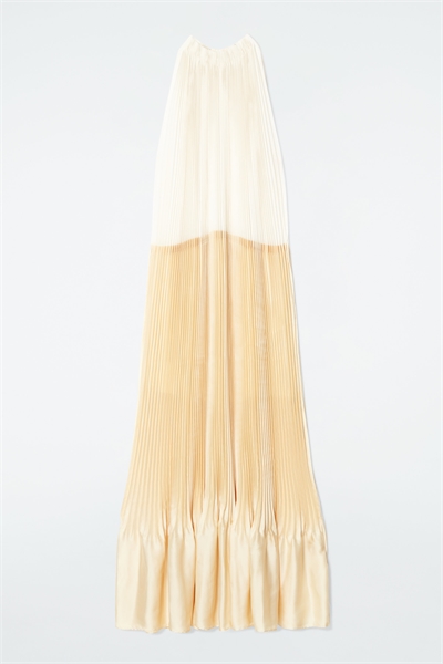Длинное плиссированное платье 1226798003