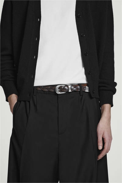 Плетеный кожаный ремень 1270994002