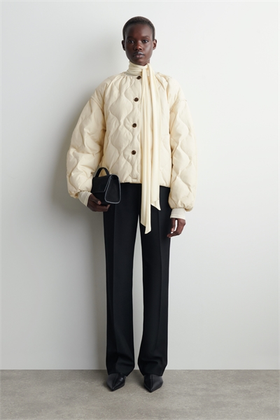 Стеганая пуховая куртка 1323837002