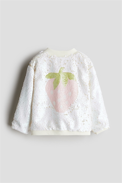 Куртка-бомбер с блестками 1190332015