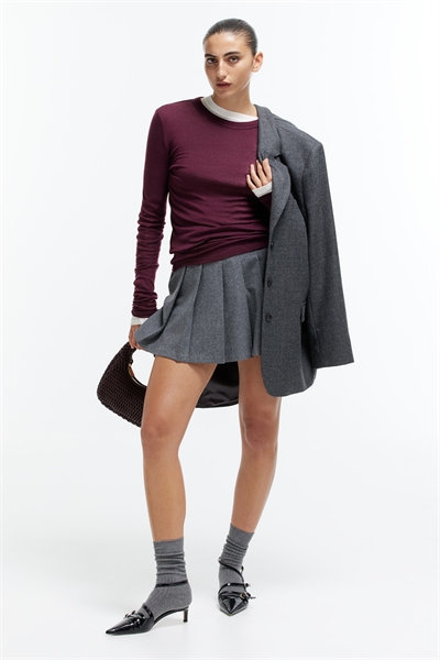 Джемпер из шерсти тонкой вязки 1239968003