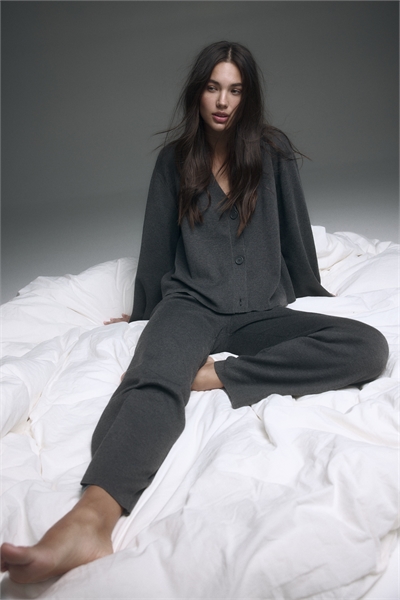 Кардиган из тонкой вязки 1241217012