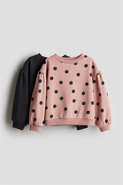 Толстовки с пышными рукавами в упаковке по 2 штуки 1246616007