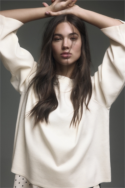 Джемпер в стиле оверсайз 1294152007