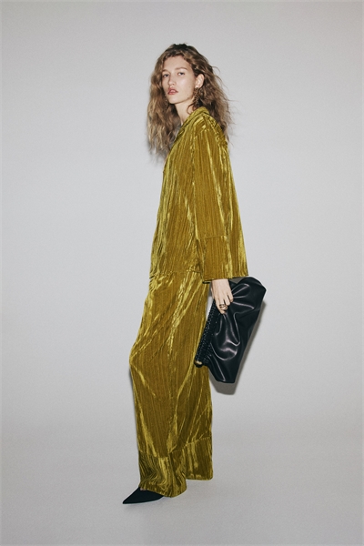 Бархатные брюки на завязках 1317656001