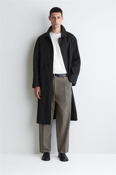 Брюки из хлопковой ткани с прямыми ногами 1306885002