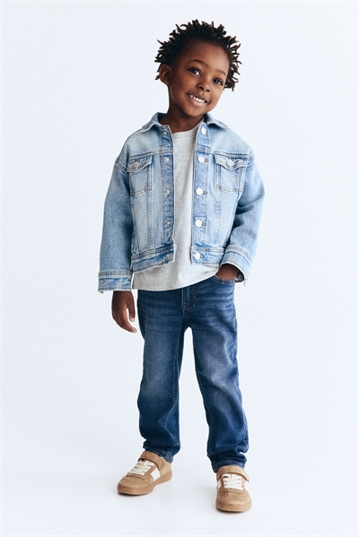 Супермягкие джинсы с зауженной посадкой 1168030004