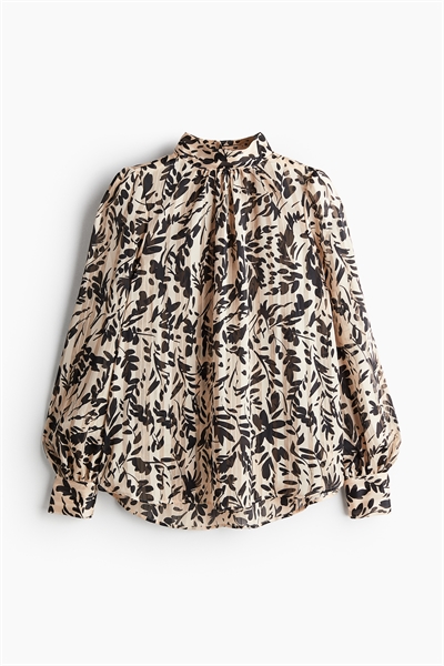 Узорчатая блузка 1160381016