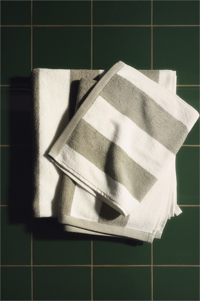 Махровое полотенце в полоску, хлопок 1298022012